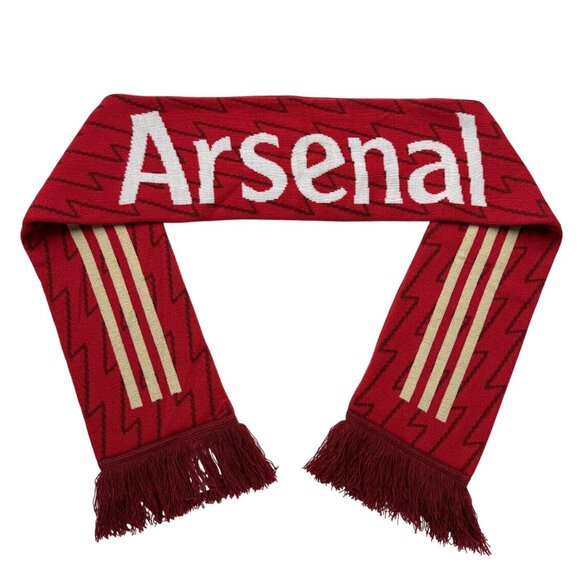 Adidas Arsenal Football Club Gunners AFC Supporters Scarf Soccer Premier League - Picture 1 of 10